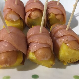 甘い物×塩っぱい物 焼き芋にスモークサーモン